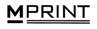 M PRINT logo