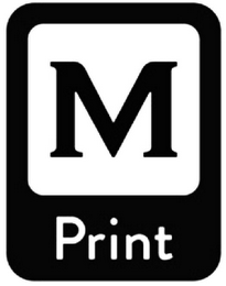 M PRINT logo