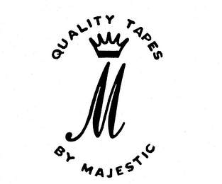 M QUALITY TAPES BY MAJESTIC logo