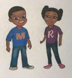 M R logo