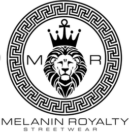 M R MELANIN ROYALTY STREETWEAR logo