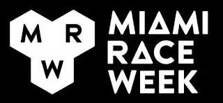 M R W MIAMI RACE WEEK logo
