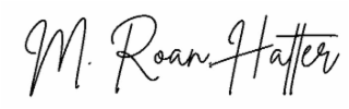 M. ROAN. HATTER logo