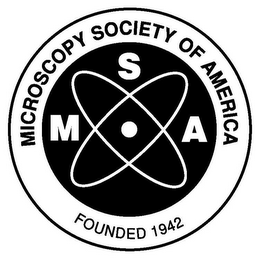 M S A MICROSCOPY SOCIETY OF AMERICA FOUNDED 1942 logo
