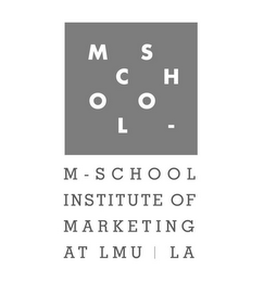 M S C H O O L M-SCHOOL INSTITUTE OF MARKETING AT LMU LA logo