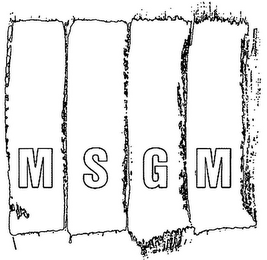M S G M logo