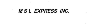 M S L EXPRESS INC. logo