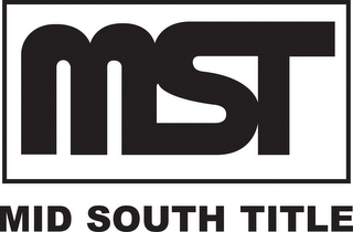 M S T MID SOUTH TITLE logo
