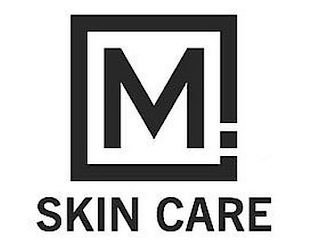 M SKIN CARE logo