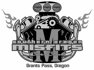 M SOUTHERN OREGON MISFITS CAR CLUB GRANTS PASS, OREGON logo
