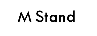 M STAND logo