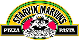 M STARVIN' MARVIN'S PIZZA PASTA logo