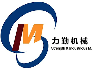 M STRENGTH & INDUSTRIOUS M. logo