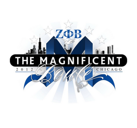 M THE MAGNIFICENT BOULÉ 2012 CHICAGO logo