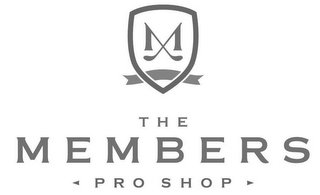 M THE MEMBERS PRO SHOP logo