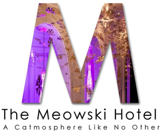 M THE MEOWSKI HOTEL A CATMOSPHERE LIKE NO OTHER logo