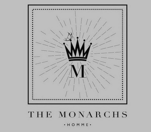 M THE MONARCHS HOMME logo