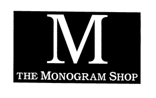 M THE MONOGRAM SHOP logo