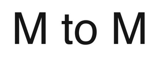 M TO M logo