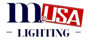 M USA LIGHTING logo