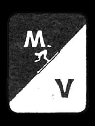 M V logo