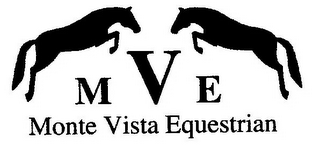 M V E MONTE VISTA EQUESTRIAN logo