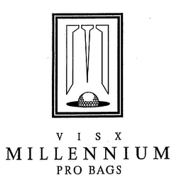 M VISX MILLENNIUM PRO BAGS logo