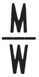 M W logo