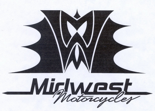 M W MIDWEST MOTORCYCLES logo