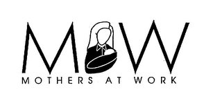M W MOTHERS AT WORK logo