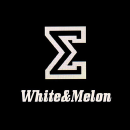 M WHITE&MELON logo