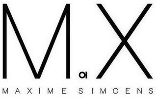 M X MAXIME SIMOENS logo