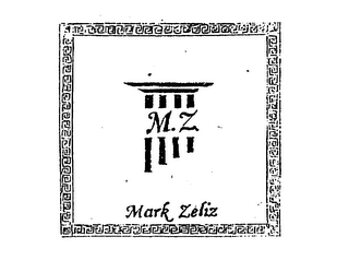 M. Z. MARK ZELIZ logo
