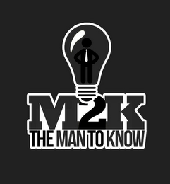 M2K THE MAN TO KNOW logo