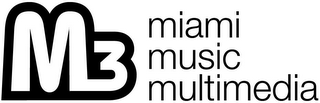 M3 MIAMI MUSIC MULTIMEDIA logo