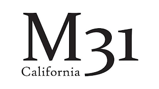 M31 CALIFORNIA logo