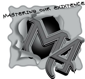 M4, MASTERING OUR EXIXTENCE logo