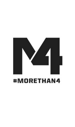 M4 #MORETHAN4 logo