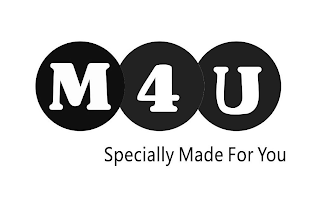 M4U SPECIALLY MADE FOR YOU logo