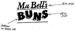 MA BELL'S BUNS logo