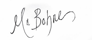 MA BOHNE