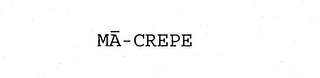 MA-CREPE logo