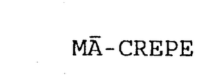 MA-CREPE logo