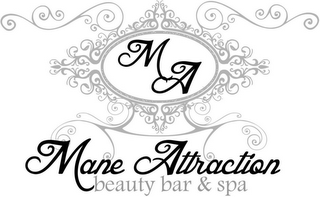 MA MANE ATTRACTION BEAUTY BAR & SPA logo