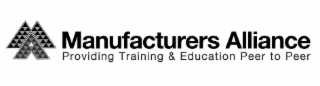 MA MANUFACTURERS ALLIANCE PROVIDING TRAINING & EDUCATION PEER TO PEER logo