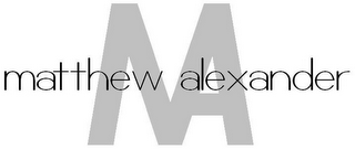 MA MATTHEW ALEXANDER logo