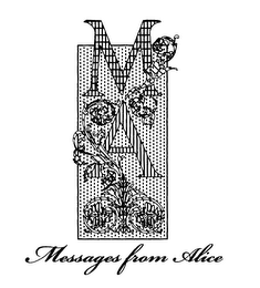 MA MESSAGES FROM ALICE logo