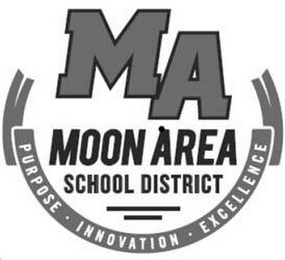 MA MOON AREA SCHOOL DISTRICT PURPOSE INNOVATION EXCELLENCE logo