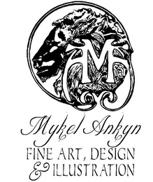 MA MYKEL ANKYN FINE ART DESIGN & ILLUSTRATION logo