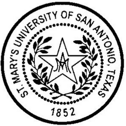 MA ST. MARY'S UNIVERSITY OF SAN ANTONIOTEXAS 1852 logo